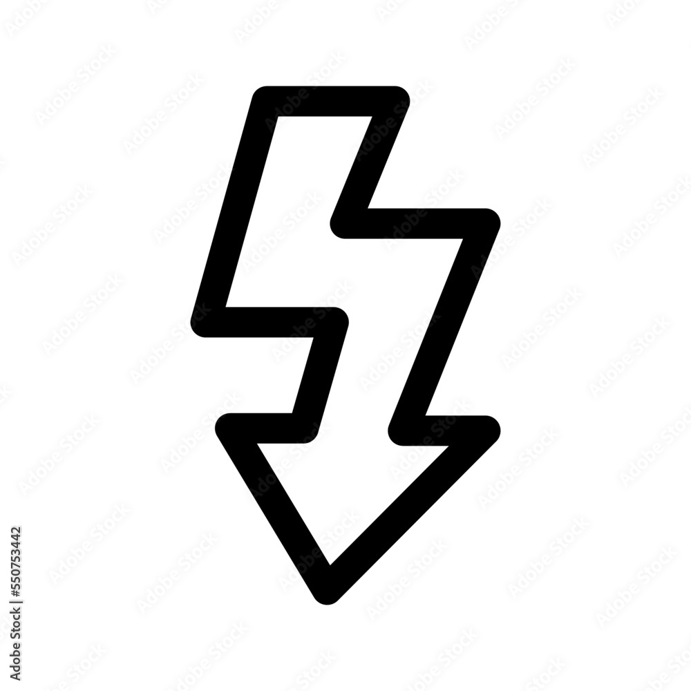 Lightning Icon Vector Symbol Design Illustration Lightning Icon Vector Symbol Design Illustration