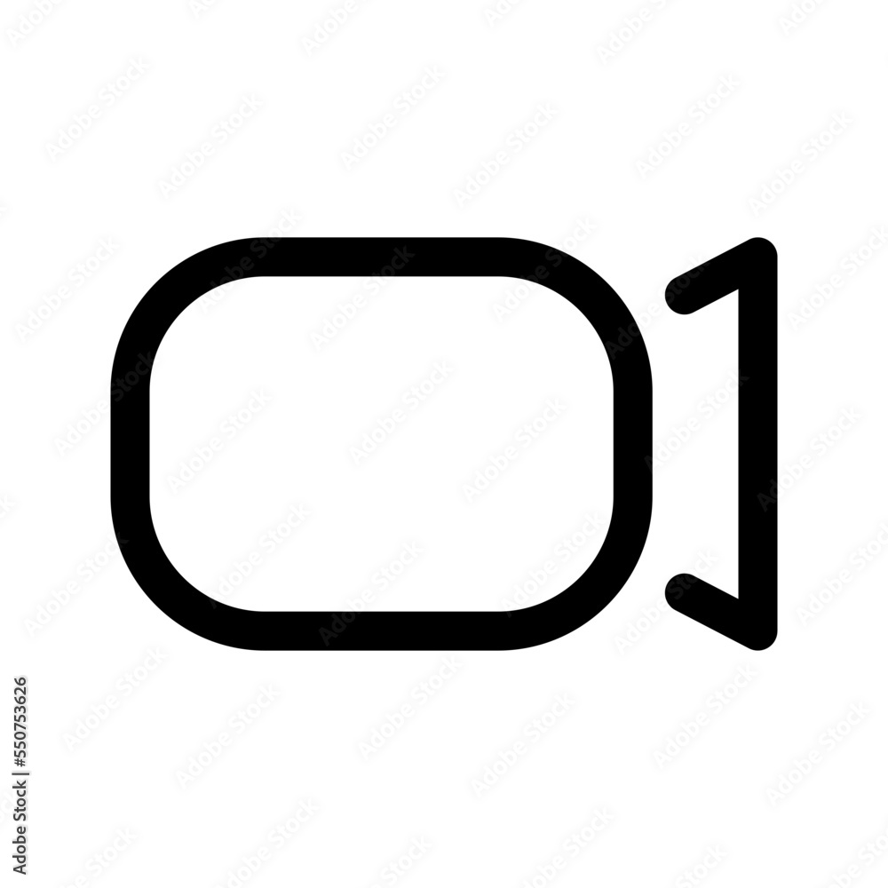 Video Camera Icon Vector Symbol Design Illustration Video Camera Icon Vector Symbol Design Illustration