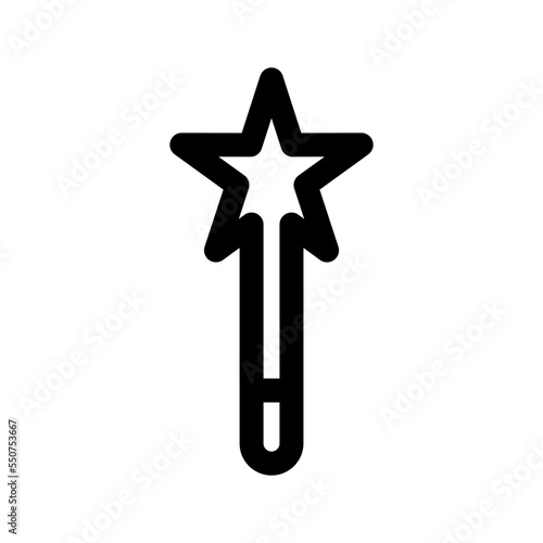 Magic Wand Icon Vector Symbol Design Illustration