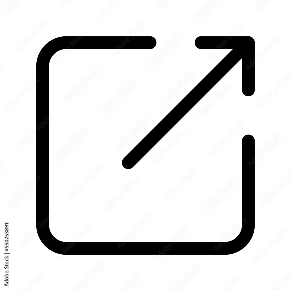 Open New Page Icon Vector Symbol Design Illustration Open New Page Icon Vector Symbol Design Illustration
