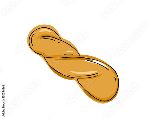 Korean air donuts. Doodle style or hand drawing.
vector illustration