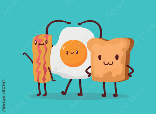 breakfast food kawaii