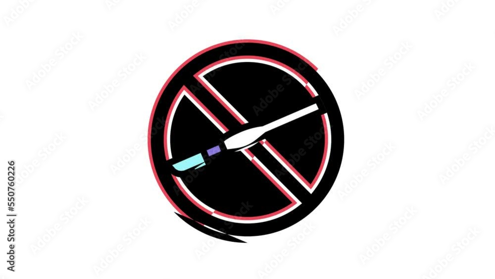 plastic surgery addiction color icon animation plastic surgery addiction color icon animation