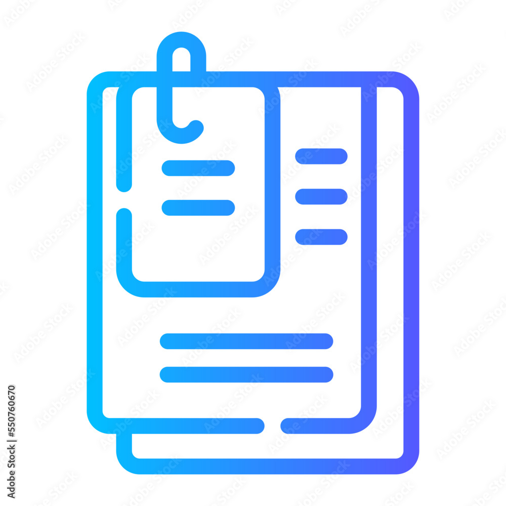 document gradient icon document gradient icon