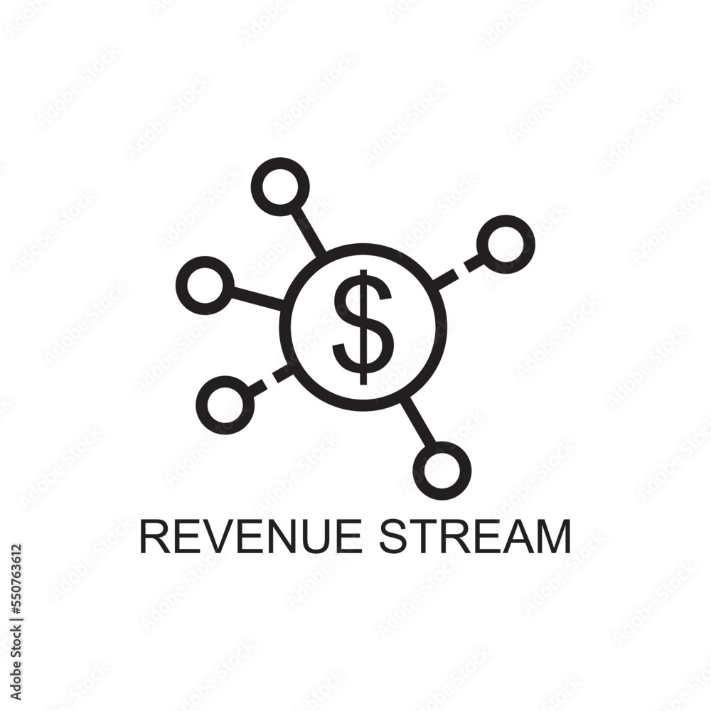 revenue stream icon , business icon revenue stream icon , business icon