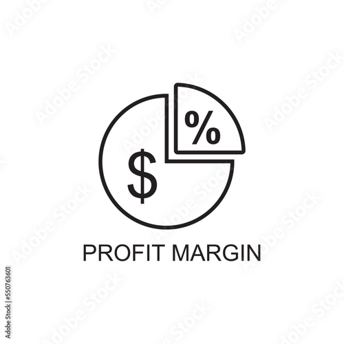 profit margin icon , business icon