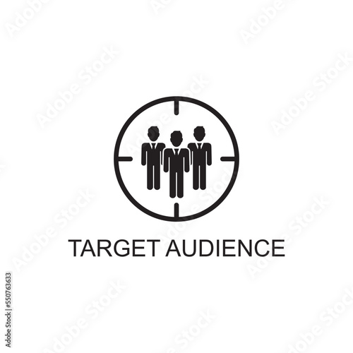 target audience icon , business icon