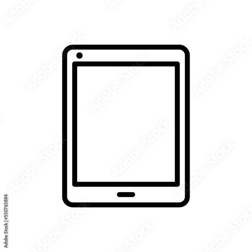 Digital tablet vector icon symbol design