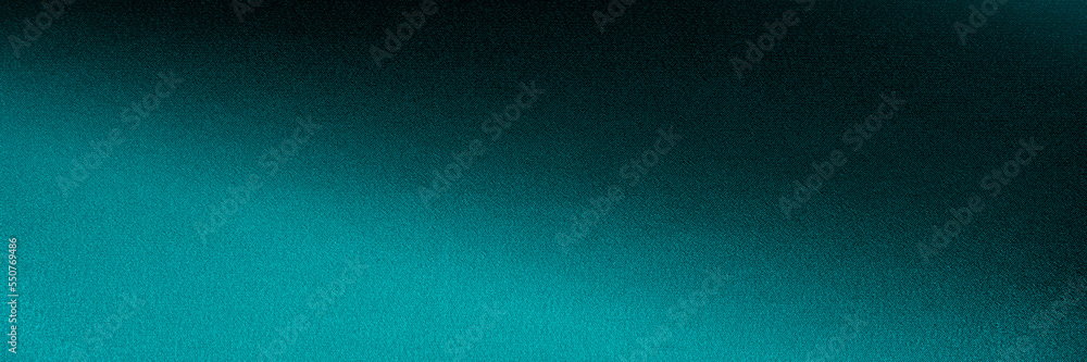 Green black abstract modern background with space for design. Petrol color. Gradient. Light dark shades. Matte, shimmer. Web banner. Wide. Long. Panoramic. Template. Christmas, New Year.