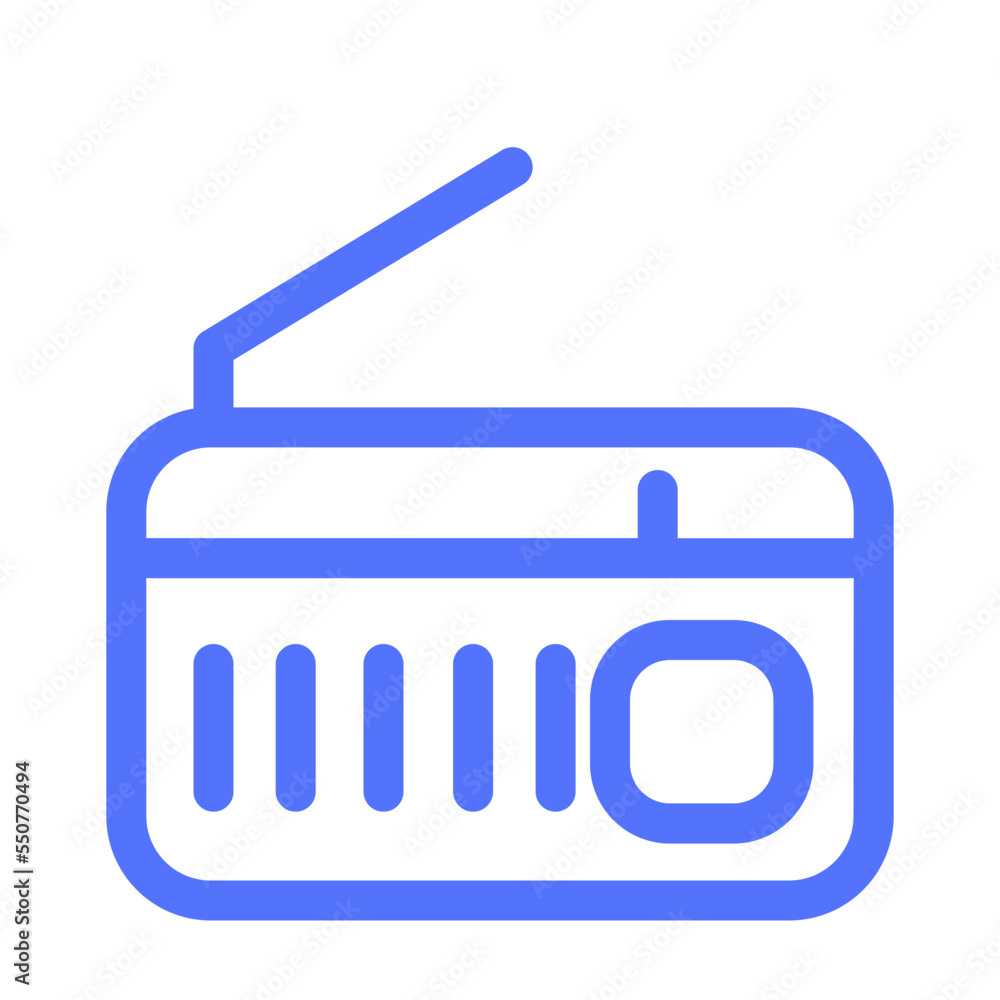 Communication Media Radio Icon Communication Media Radio Icon