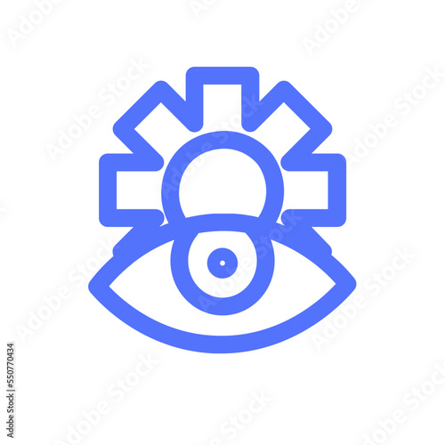 Cog Creative Eye Gear Strategy View Vision Icon