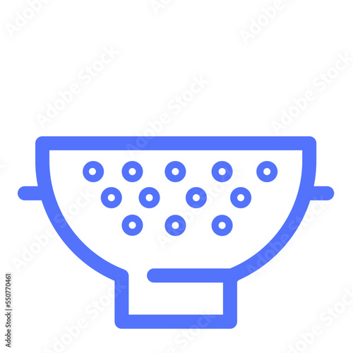 Colander Kitchen Pasta Sieve Strainer Icon