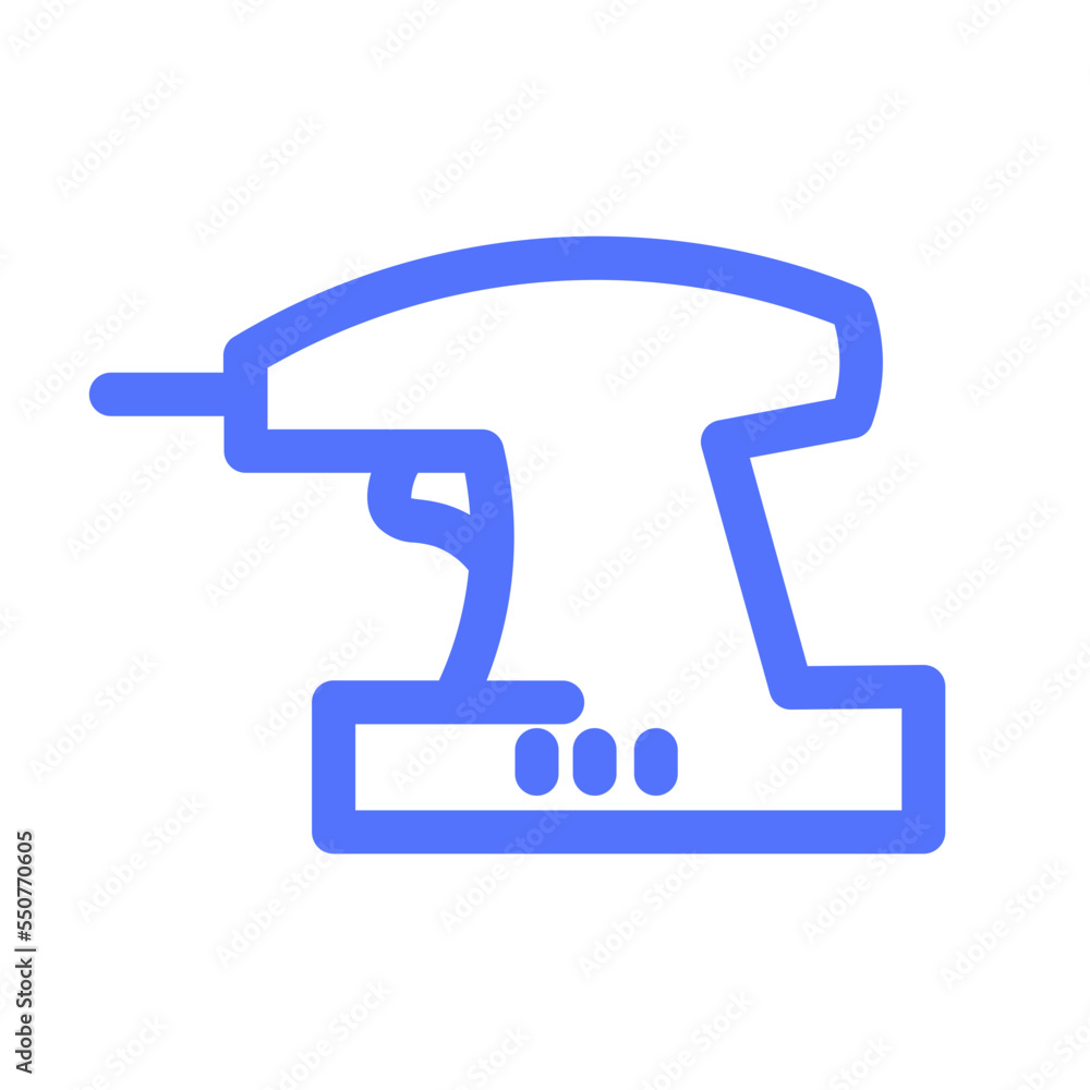 Construction Equipment Sander Tool Icon Construction Equipment Sander Tool Icon