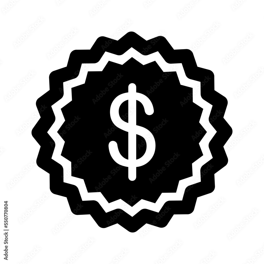 Dollar icon or logo isolated sign symbol vector illustration - high quality black style vector icons Dollar icon or logo isolated sign symbol vector illustration - high quality black style vector icons