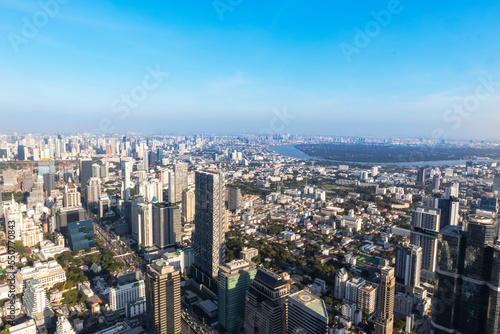 big city during daytime panoramic view of the high-rise city © oselote