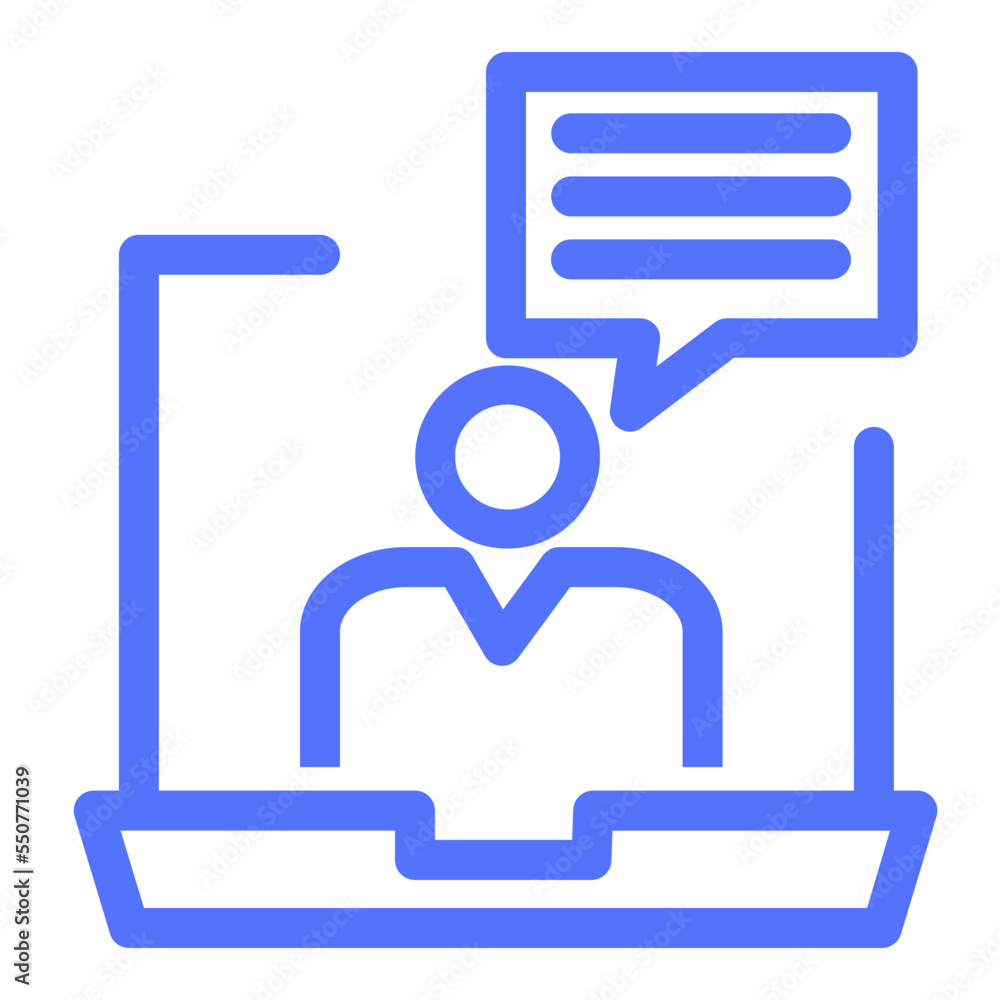 Customer Service Support Computer Man Laptop Assistance Icon Customer Service Support Computer Man Laptop Assistance Icon