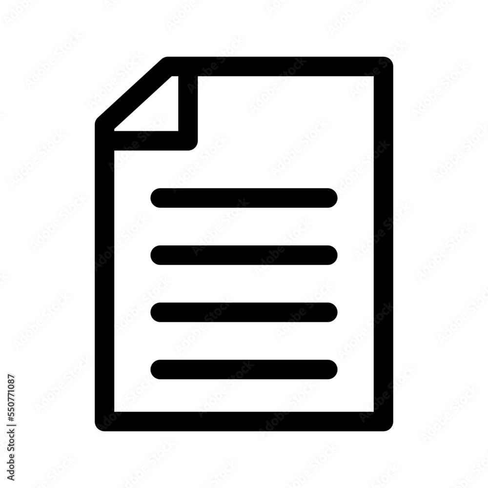 document file letter paper sheet icon document file letter paper sheet icon