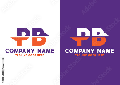 Letter PB logo design vector template, PB logo