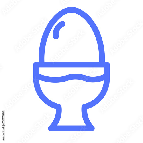 Egg Boiled Cup Food Icon