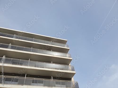 abandoned hotel during the covid epidemic in spain