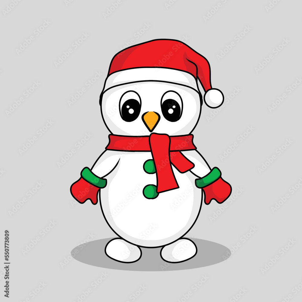 artwork illustration and cute character design snowman penguin artwork illustration and cute character design snowman penguin