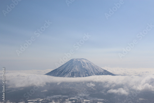 Summit of Mount Yotei volcano, Niseko in winter © Alexandra Scotcher