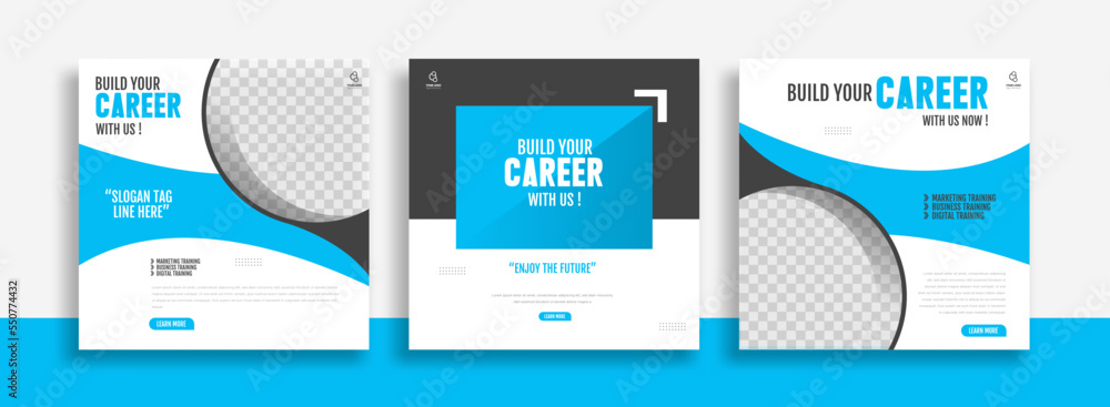set of Creative career social media post and story banner for promotions. web banner vector illustration
set of Creative career social media post and story banner for promotions. web banner vector illustration