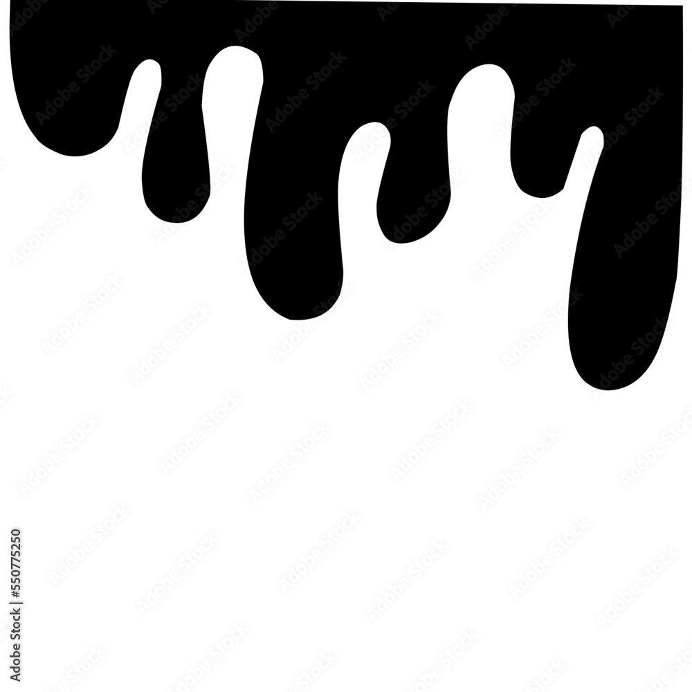 Fototapeta premium melting corner background