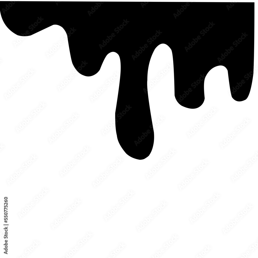 Fototapeta premium melting corner background