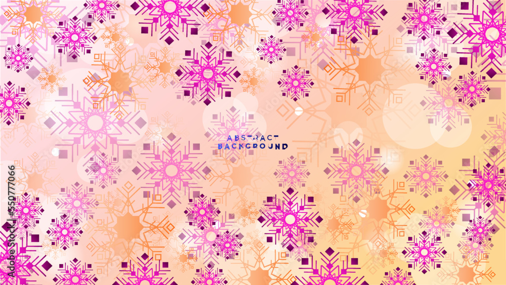 christmas background with snowflake snow and text space