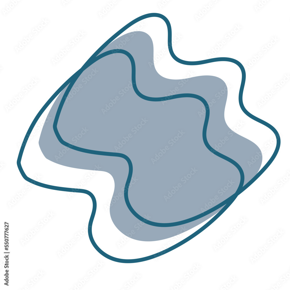 Organic Abstract Blob Shape Organic Abstract Blob Shape