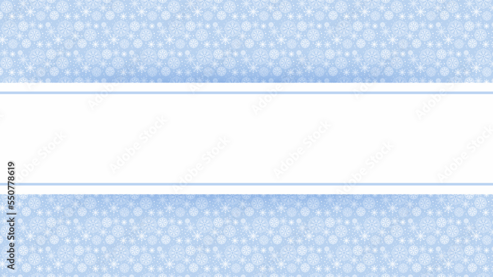 Blue snowflake border with Christmas design for greeting card. Vector illustration, merry xmas snow flake header or banner, wallpaper or backdrop decoration. New year 2023 Blue snowflake border with Christmas design for greeting card. Vector illustration, merry xmas snow flake header or banner, wallpaper or backdrop decoration. New year 2023