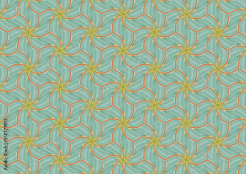 Floral pattern  vintage geometric pattern. Retro style and Aesthetic.