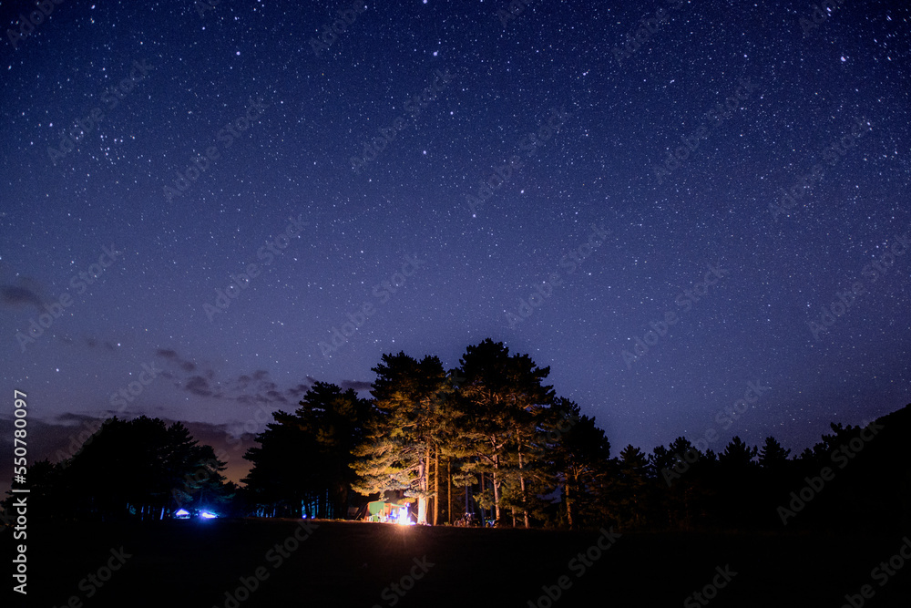 Fototapeta premium starry night city