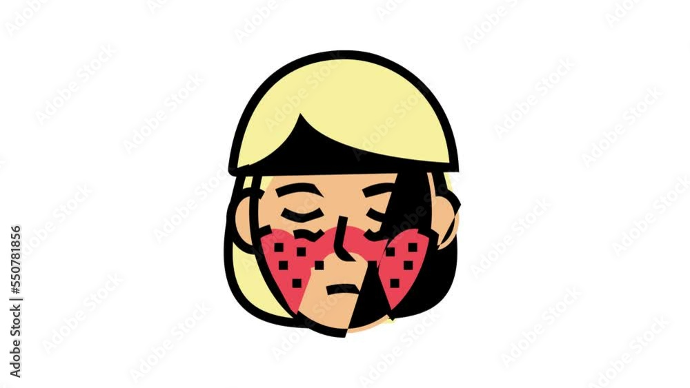 systemic lupus erythematosus color icon animation systemic lupus erythematosus color icon animation