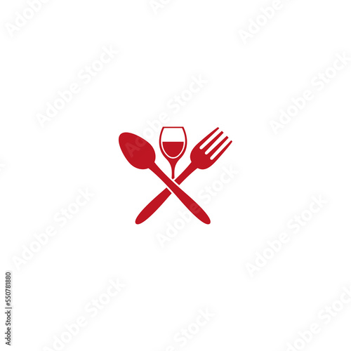 spoon and cutlery illustration for icons, symbols or logos. suitable for the logo of restaurants, cafes, canteens and other places to eat. food and drink icon 