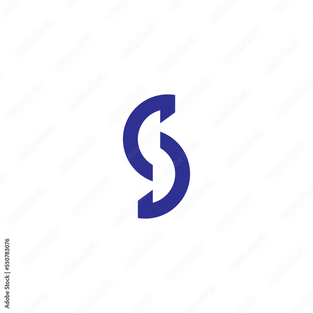 Vector illustration of letter S for icon, symbol or logo. logo initials letter S Vector illustration of letter S for icon, symbol or logo. logo initials letter S
