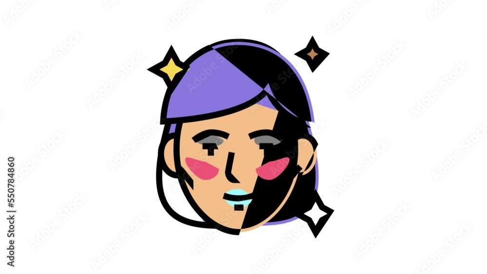 fashion makeup color icon animation fashion makeup color icon animation
