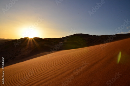 Amazing View from dune in dry pan of Sossusvlei Namib Naukluft National Park © Andreas