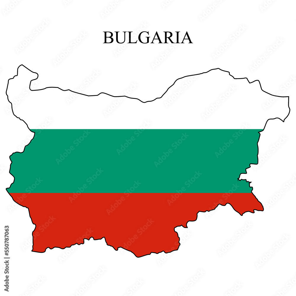 Bulgaria map vector illustration. Global economy. Famous country. Eastern Europe. Europe. Bulgaria map vector illustration. Global economy. Famous country. Eastern Europe. Europe.