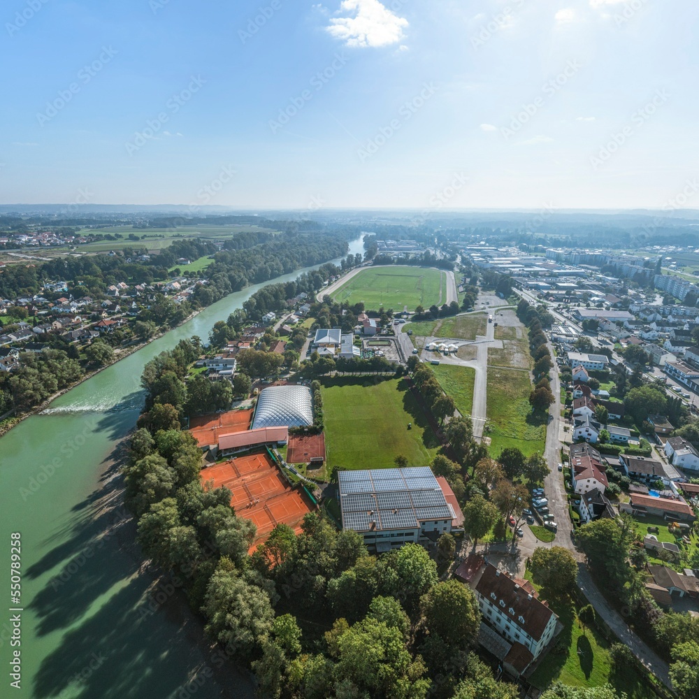 Mühldorf in der Region Inn-Salzach - Sport- und Freizeitanlagen am Inn-Ufer 