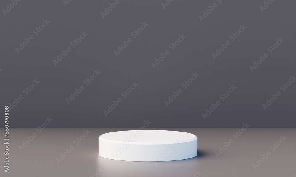 Cylinder podiums on concretebackground. Abstract minimal scene with geometrical. Scene to show cosmetic products presentation. Mock up design empty space. Showcase, display case. 3d rendering Cylinder podiums on concretebackground. Abstract minimal scene with geometrical. Scene to show cosmetic products presentation. Mock up design empty space. Showcase, display case. 3d rendering