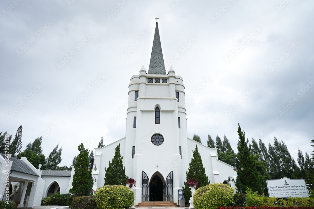 beautiful christian church in thailand