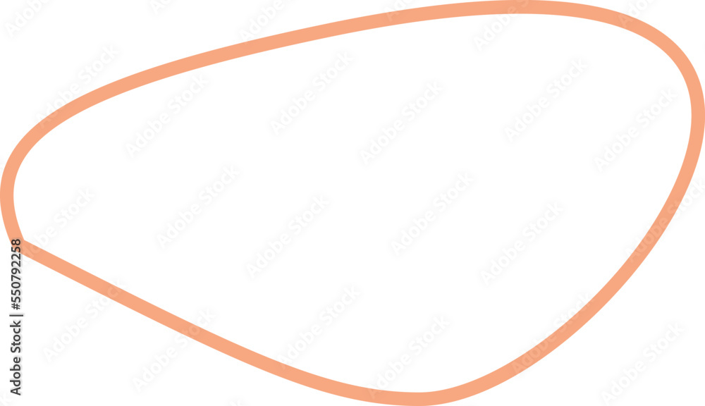 Abstract organic frame shape vector illustration. Minimalistic liquid form border, organic stain or geometric rim spot for modern abstract design or trendy fashion pattern Abstract organic frame shape vector illustration. Minimalistic liquid form border, organic stain or geometric rim spot for modern abstract design or trendy fashion pattern