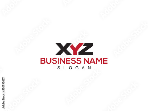 XYZ Initials Three Letter Logo Template Design photo