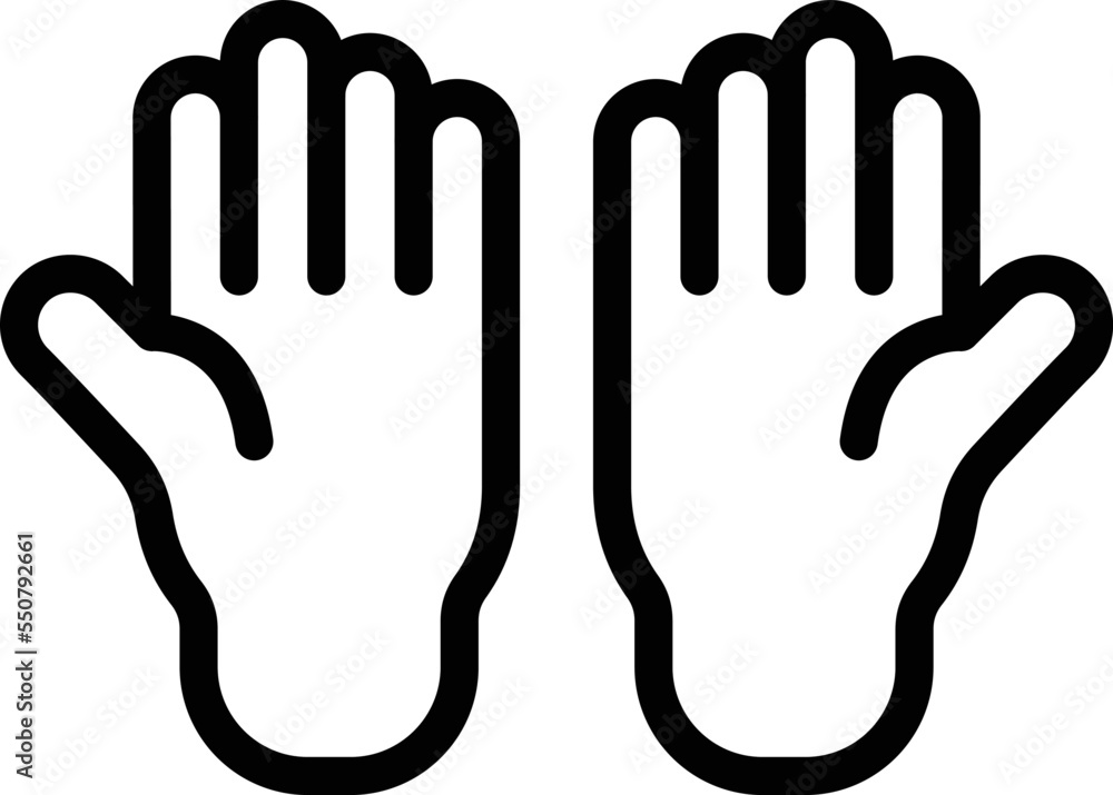 Obraz premium Gloves Vector Icon Design Illustration