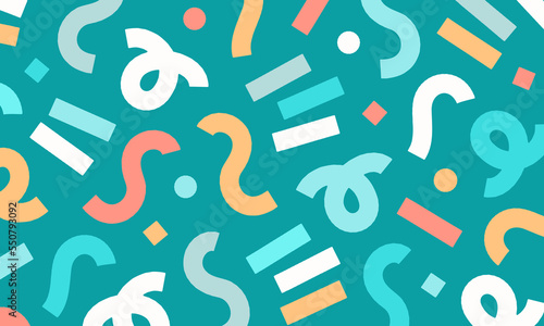 動きのある幾何学模様。落ち着いた色合いで優しい印象を与えるベクターイラスト背景素材。