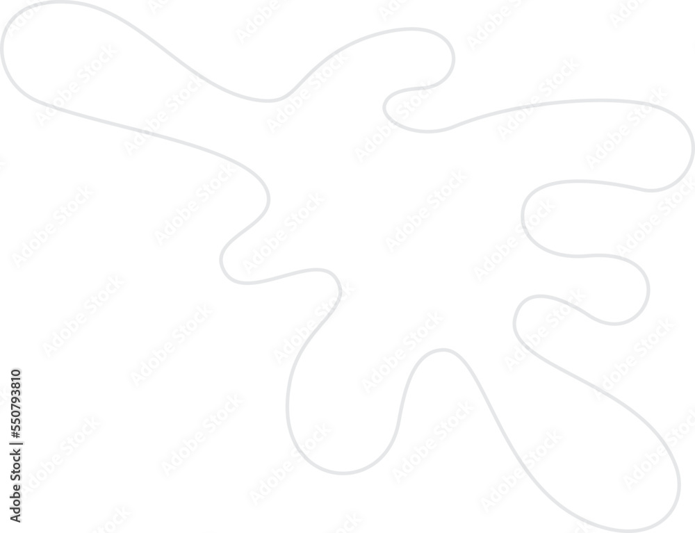 abstract organic plant shape abstract organic plant shape