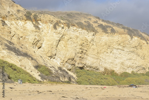 cliffs on the beach