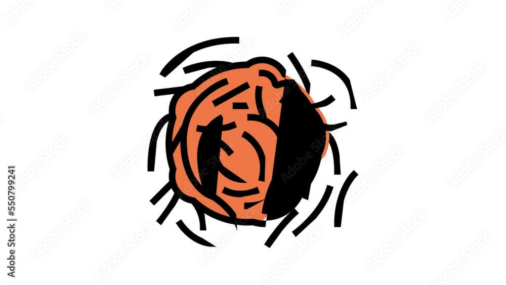 grated carrots on grater color icon animation grated carrots on grater color icon animation
